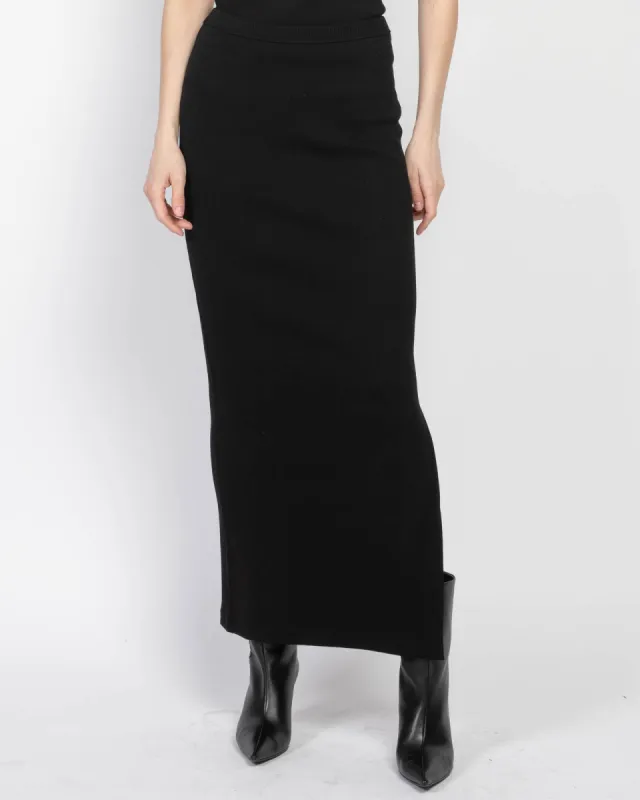 Maxi Skirt With Embossed Logo sold by TNT Fashion
