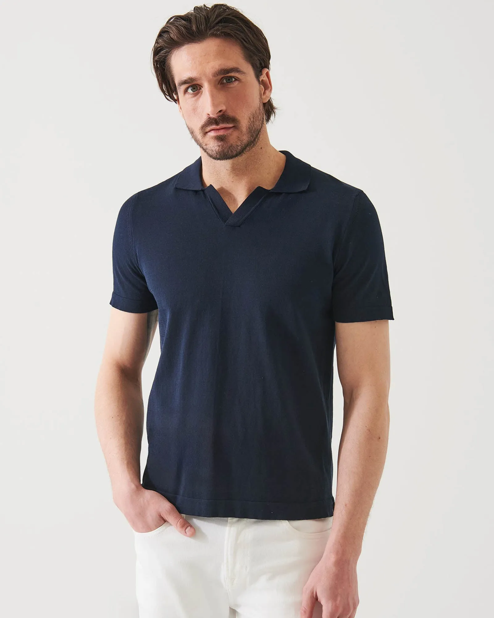 Mercerized Open Polo sold by TNT Fashion product image thumbnail 3