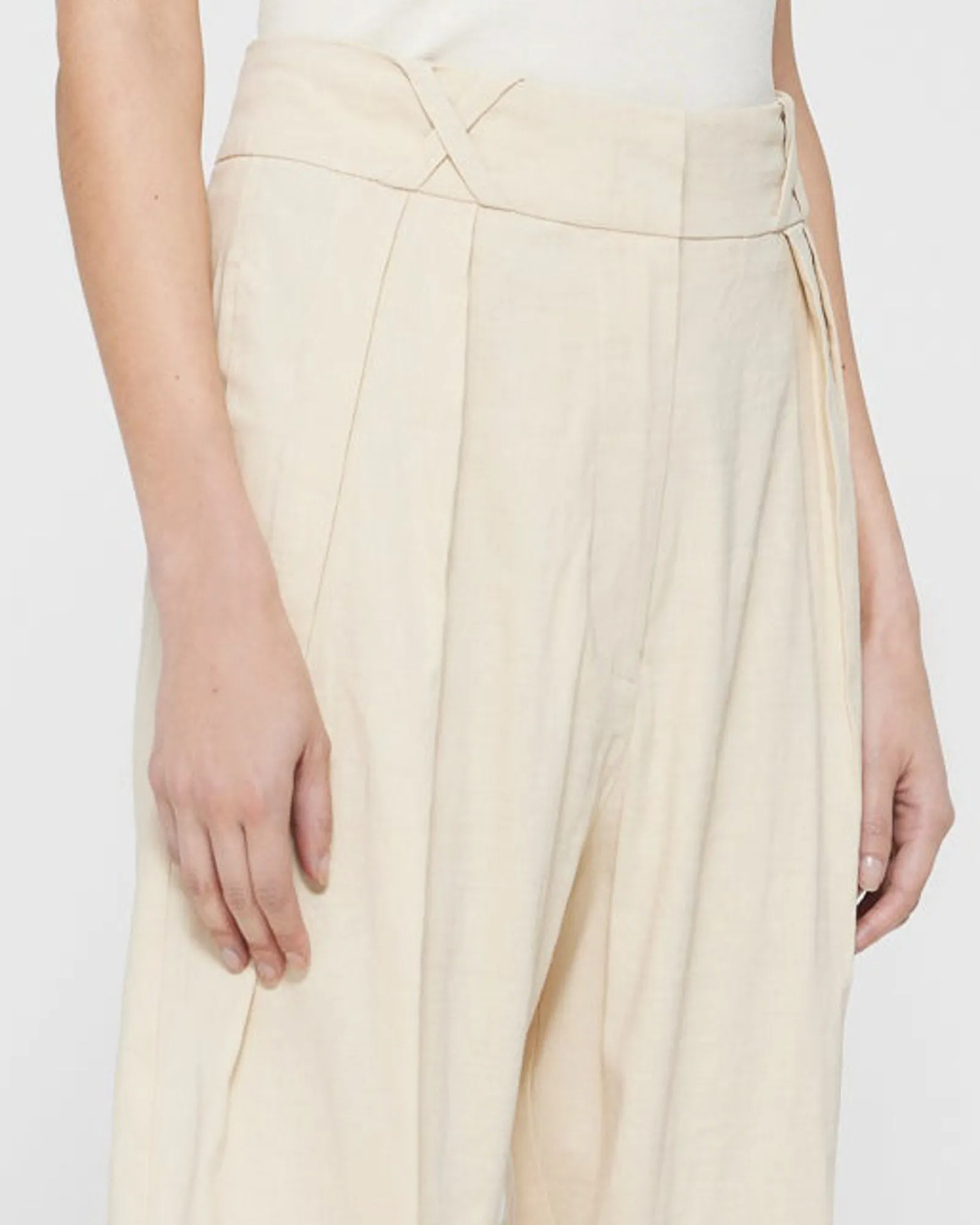 Linen Blend Trousers sold by TNT Fashion product image thumbnail 5