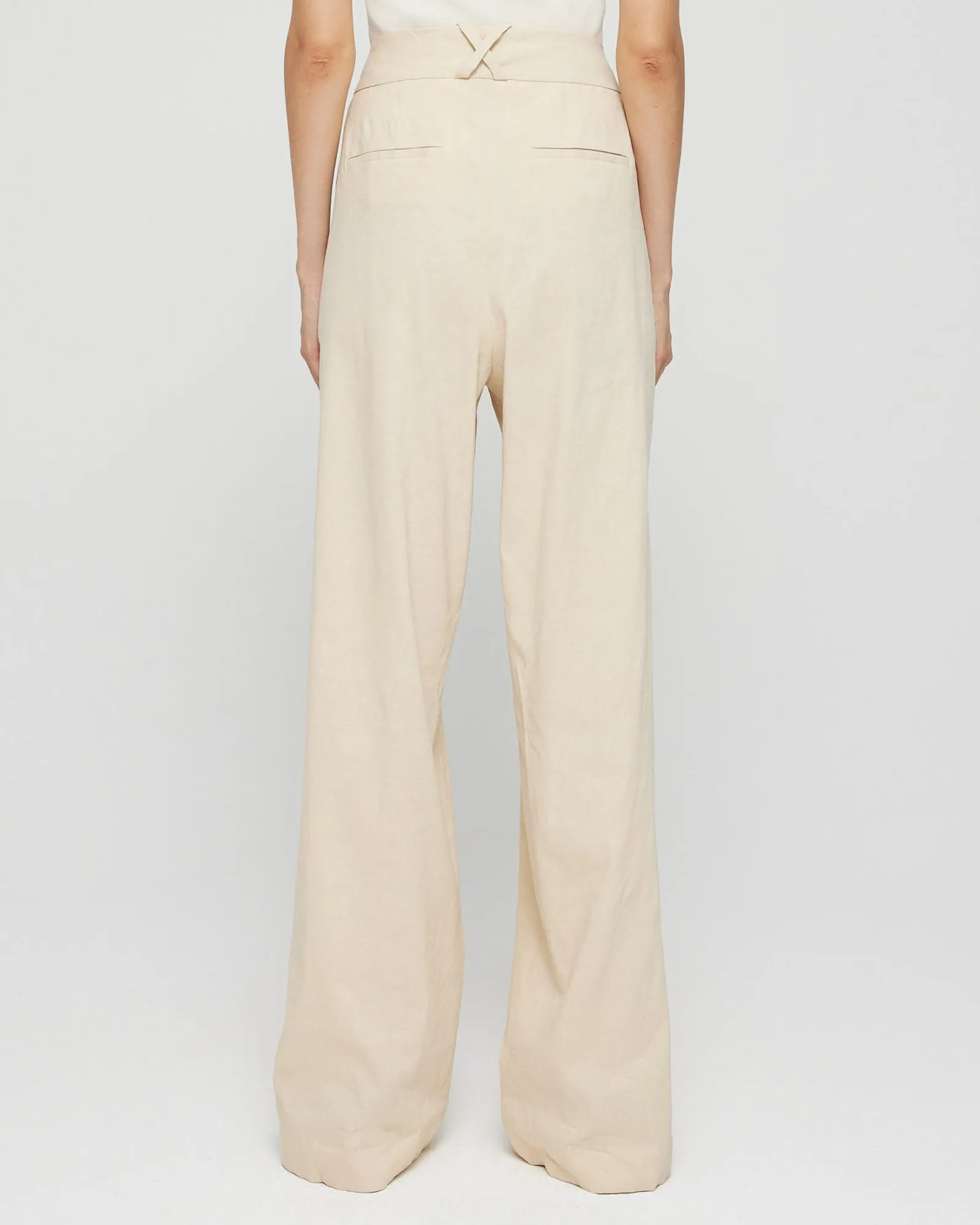 Linen Blend Trousers sold by TNT Fashion product image thumbnail 3