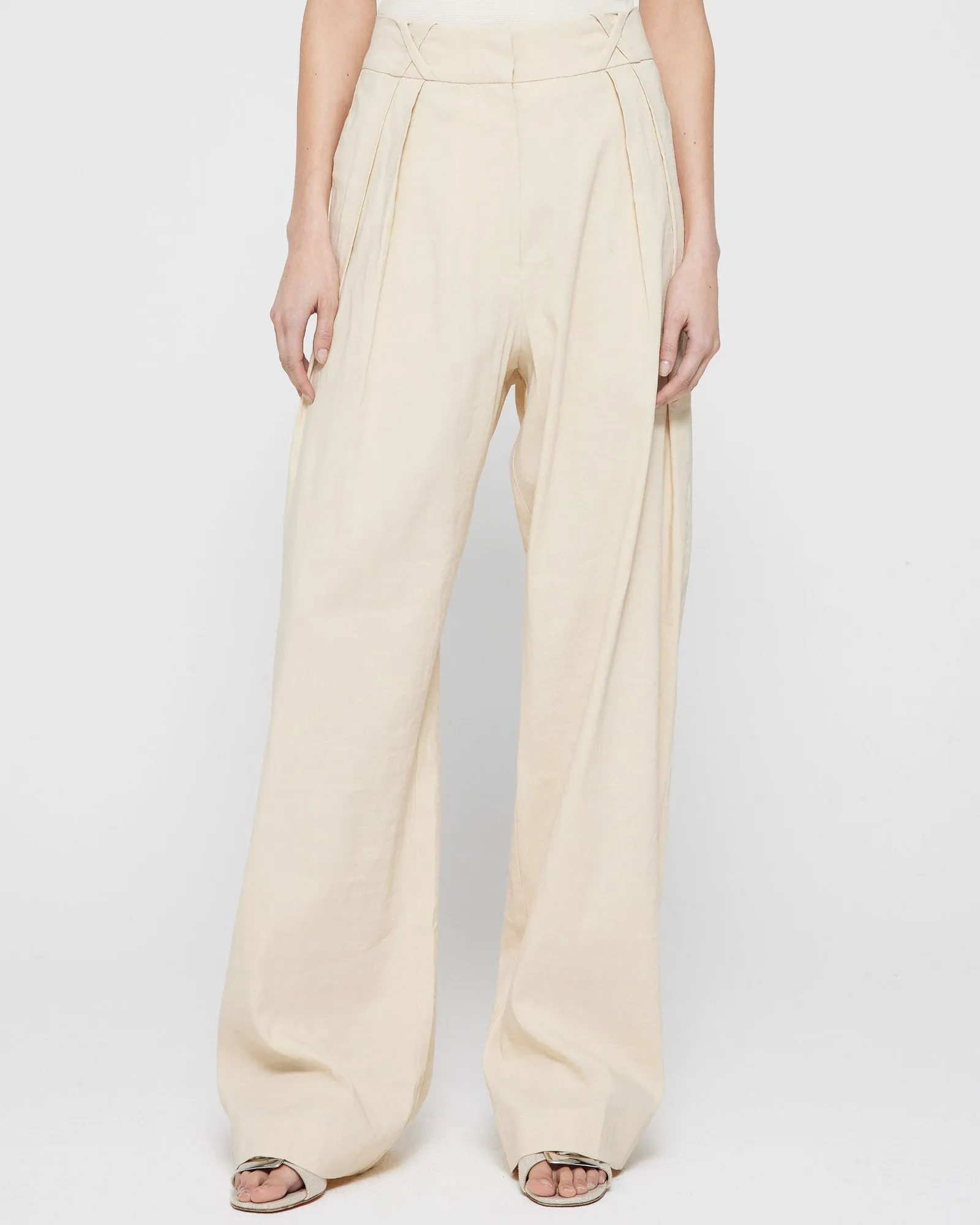 Linen Blend Trousers sold by TNT Fashion