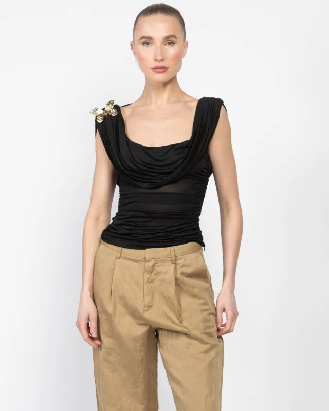 Sable Goldbutter Top sold by TNT Fashion
