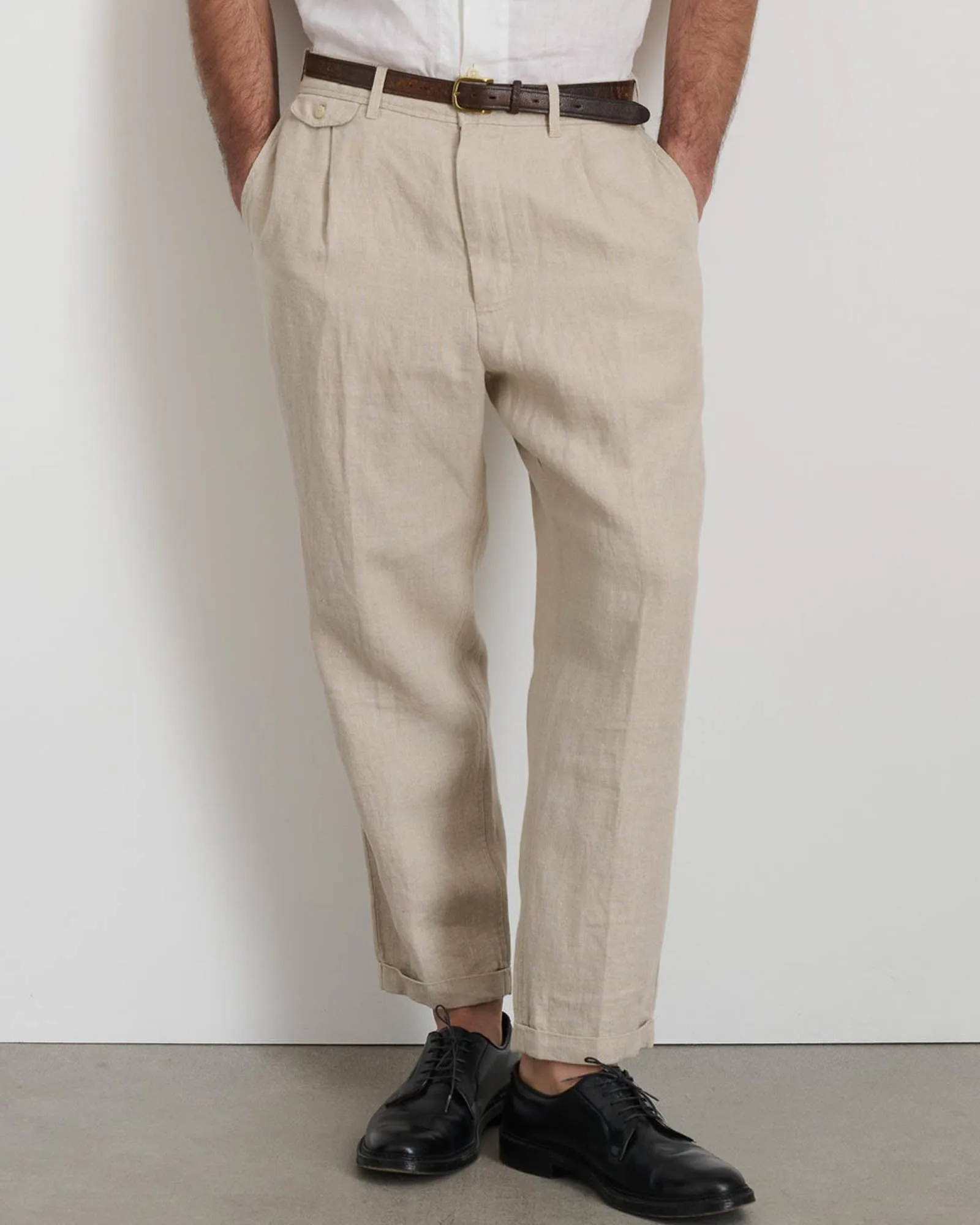 Pleat Linen Pants sold by TNT Fashion