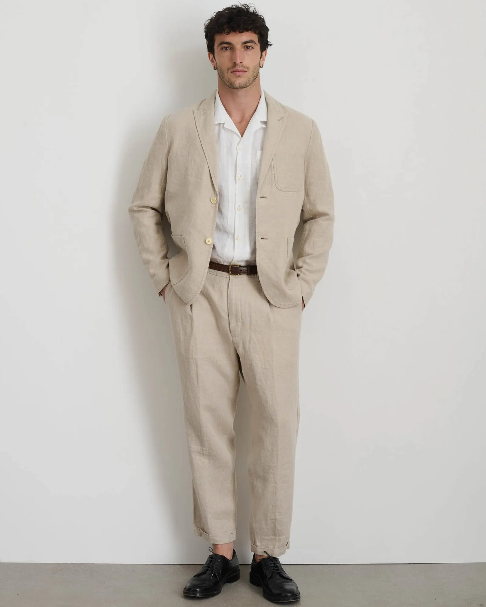 Pleat Linen Pants sold by TNT Fashion product image thumbnail 2