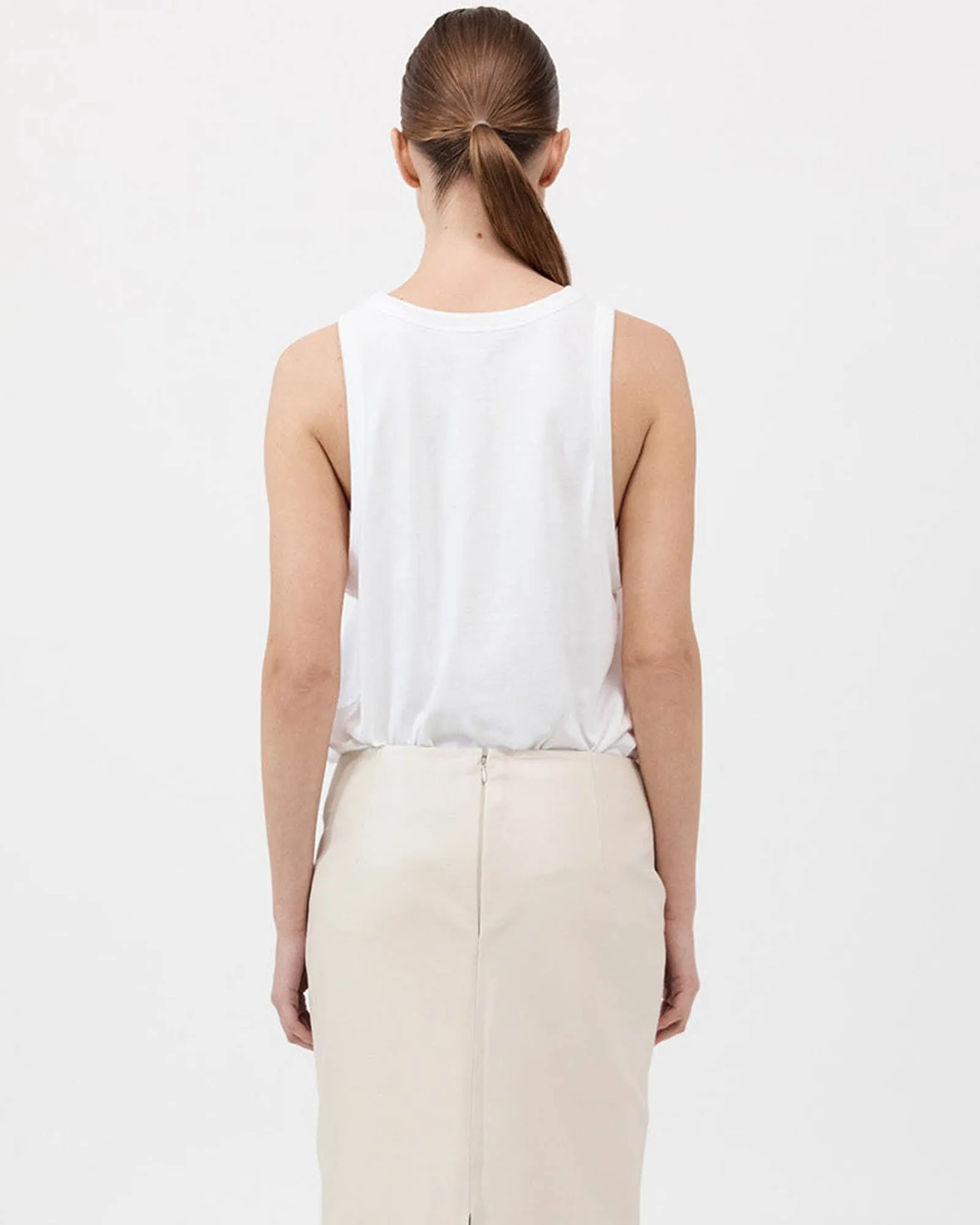 Organic Cotton Boxy Tank sold by TNT Fashion product image thumbnail 3