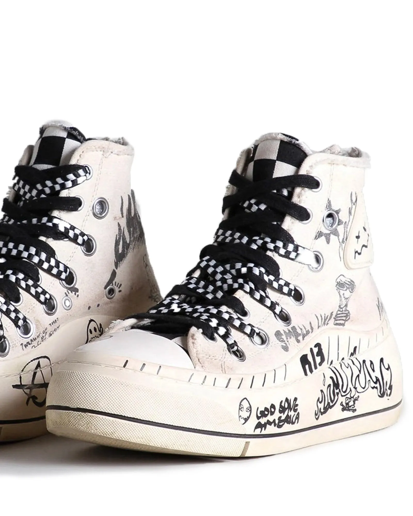 Grommet Kurt High Top Sneakers sold by TNT Fashion