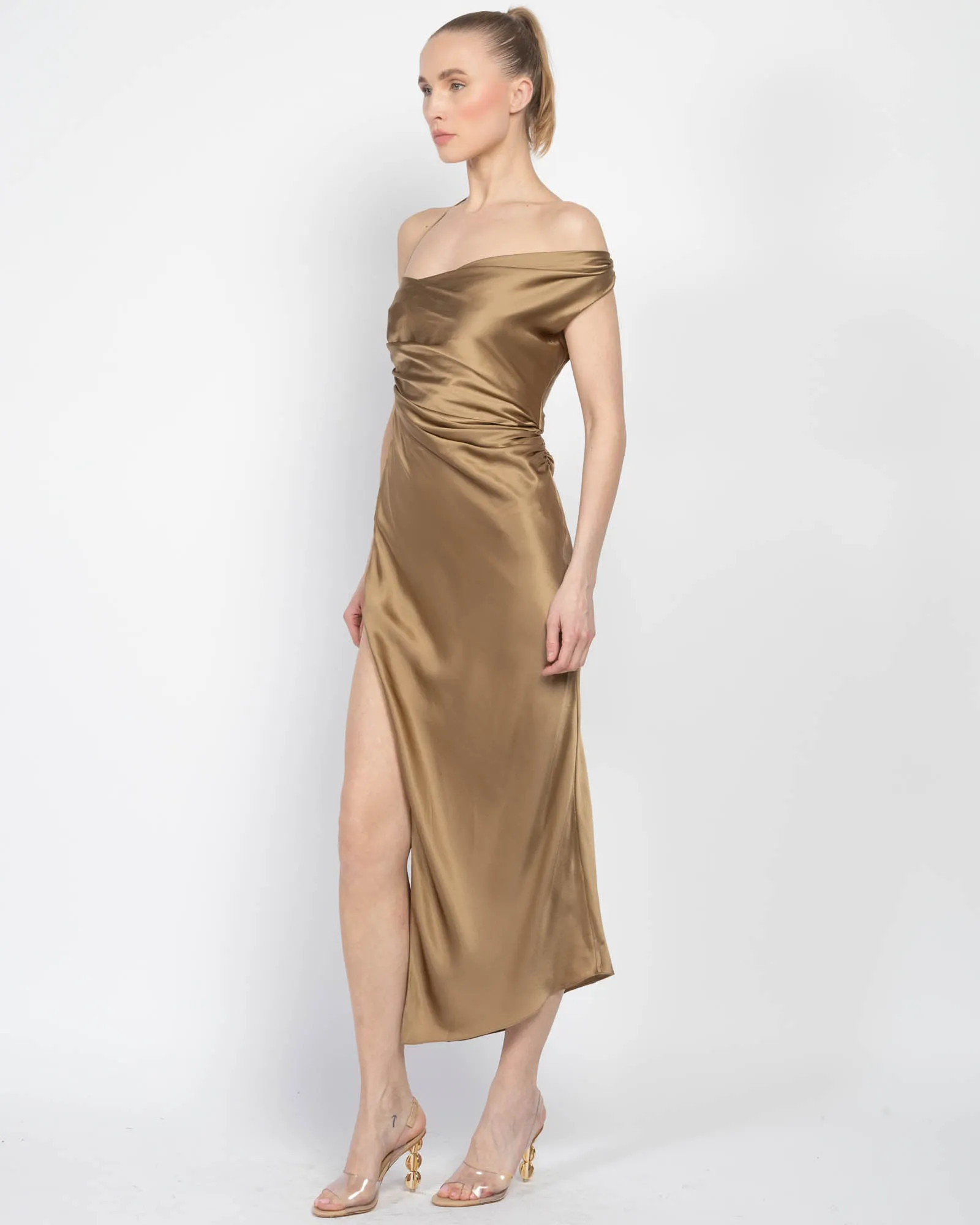 Asymmetrical Bardot Dress sold by TNT Fashion product image thumbnail 4