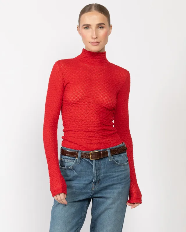 Mesh Lace Turtleneck sold by TNT Fashion