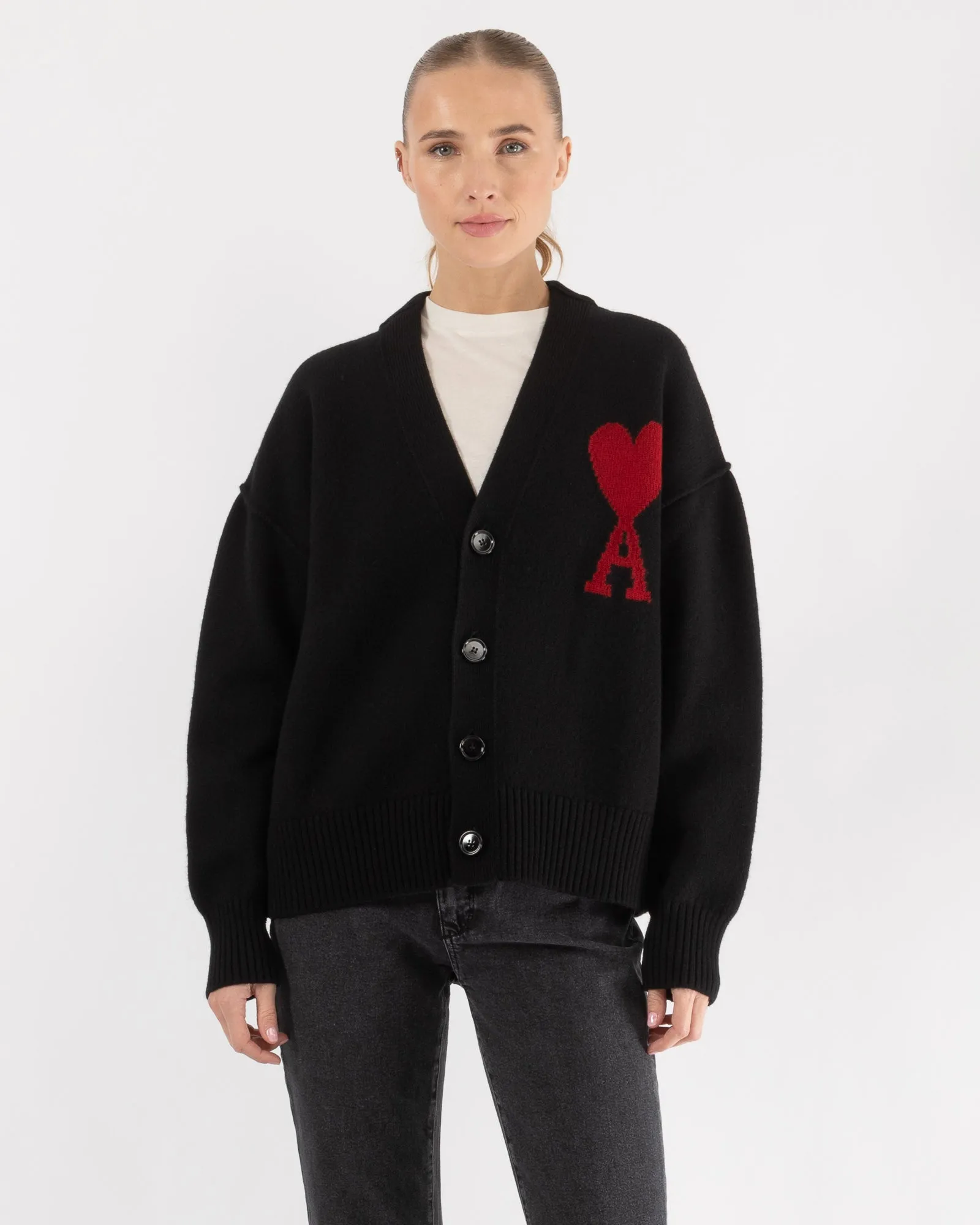 Red Ami De Coeur Cardigan sold by TNT Fashion