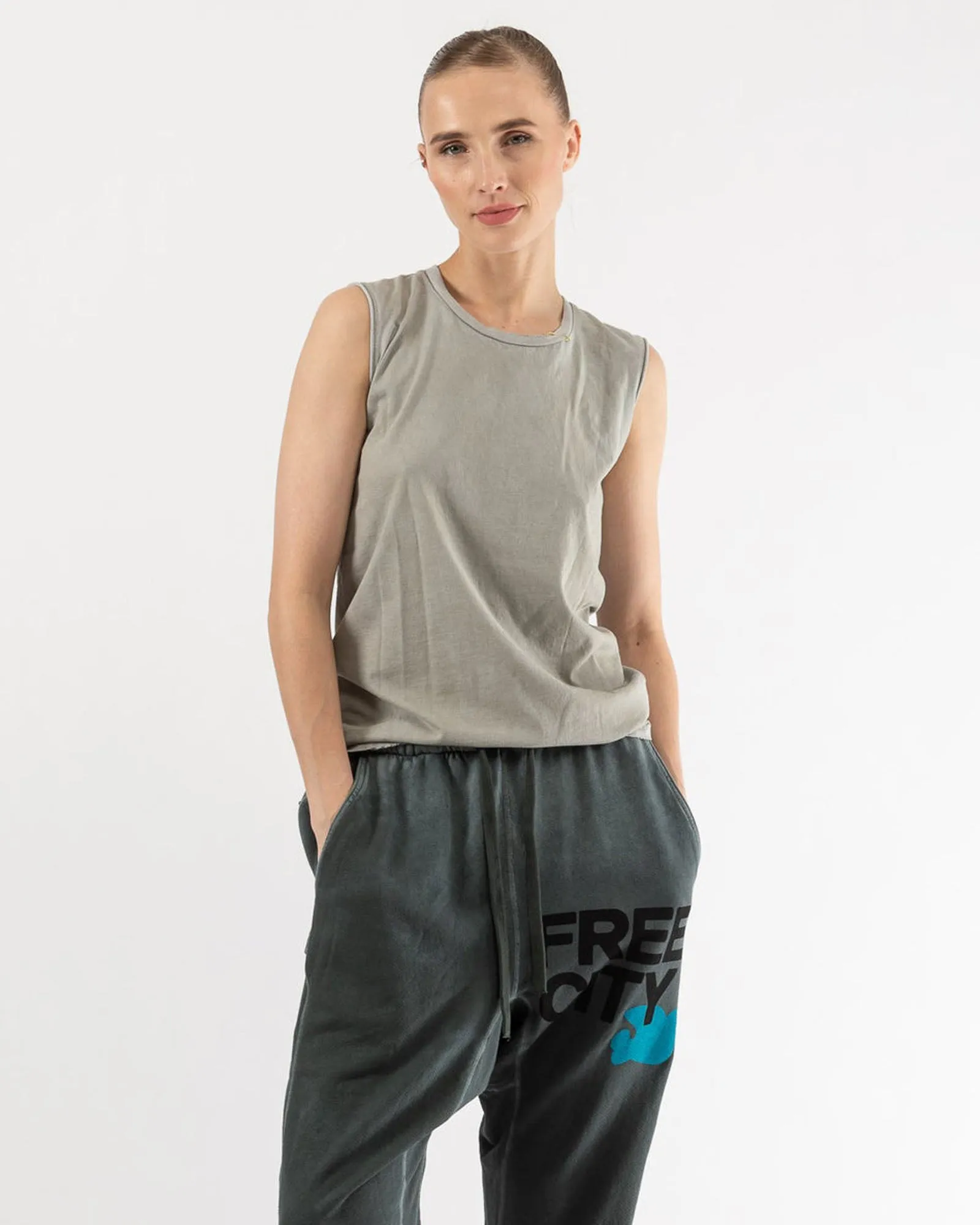 Cut Off Tank Top sold by TNT Fashion