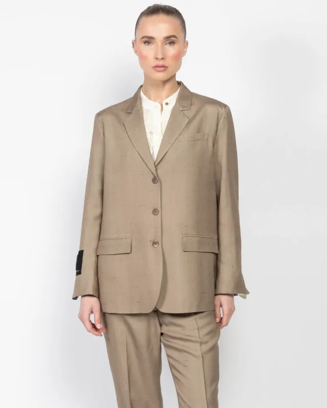 Silk 3 Button Jacket sold by TNT Fashion