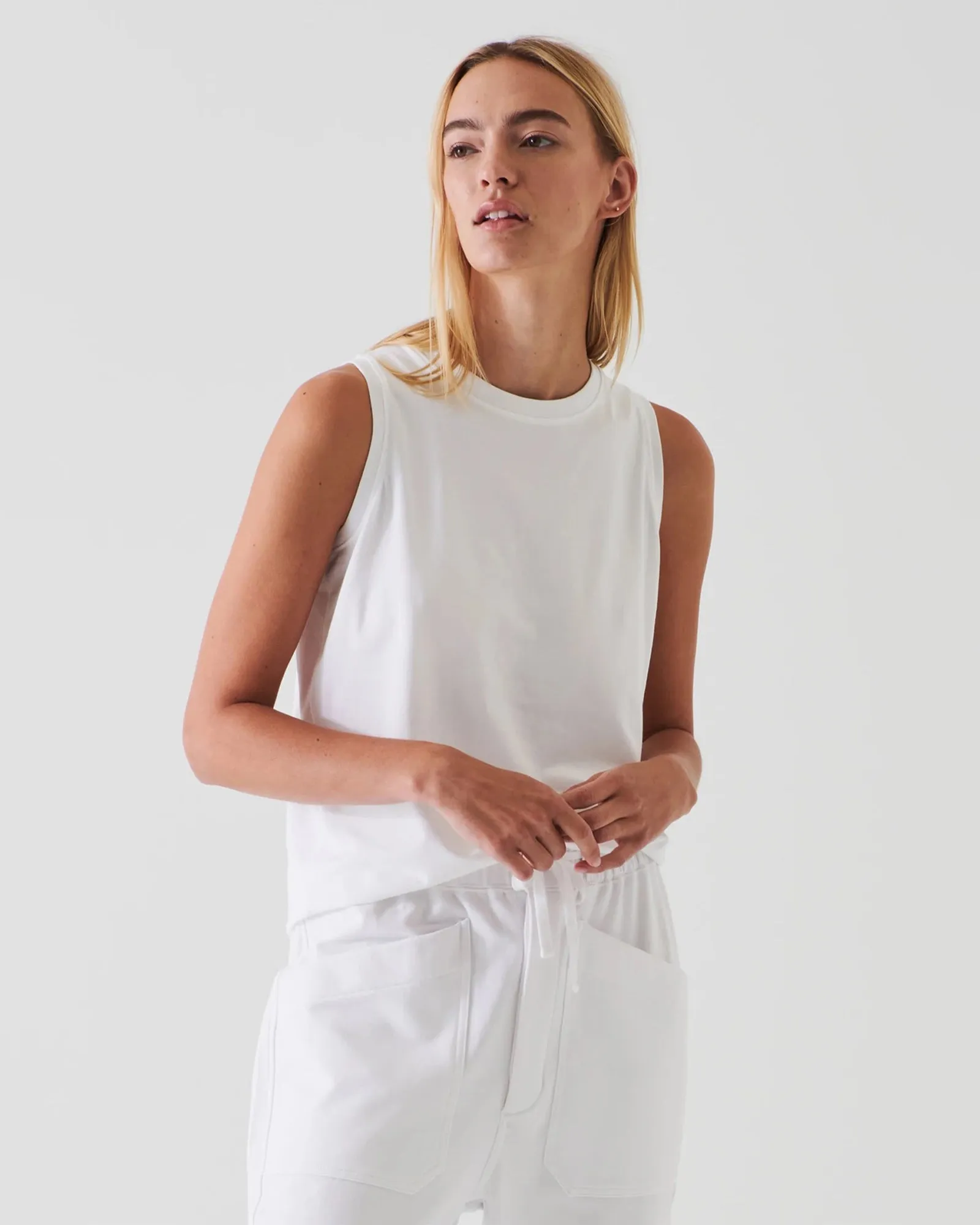 Boyfriend Crew Tank Top sold by TNT Fashion