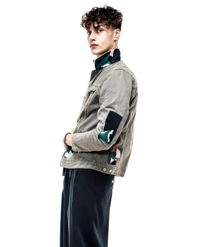 Gucci Olive Denim Jacket sold by TNT Fashion