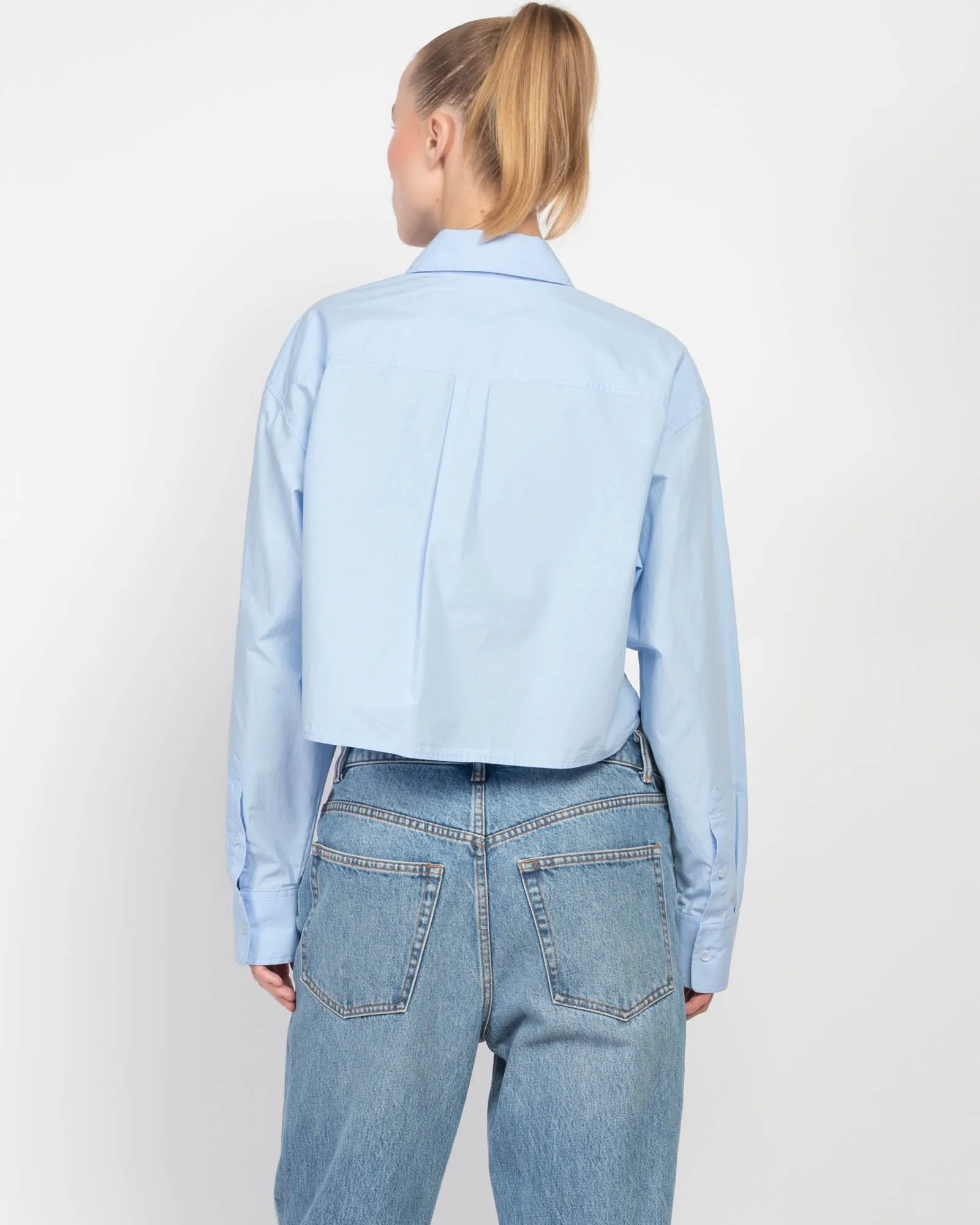 Button Crop Shirt sold by TNT Fashion product image thumbnail 3