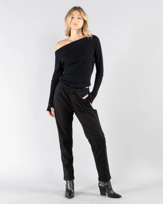 Cuff Off Shoulder Long Sleeve Top sold by TNT Fashion