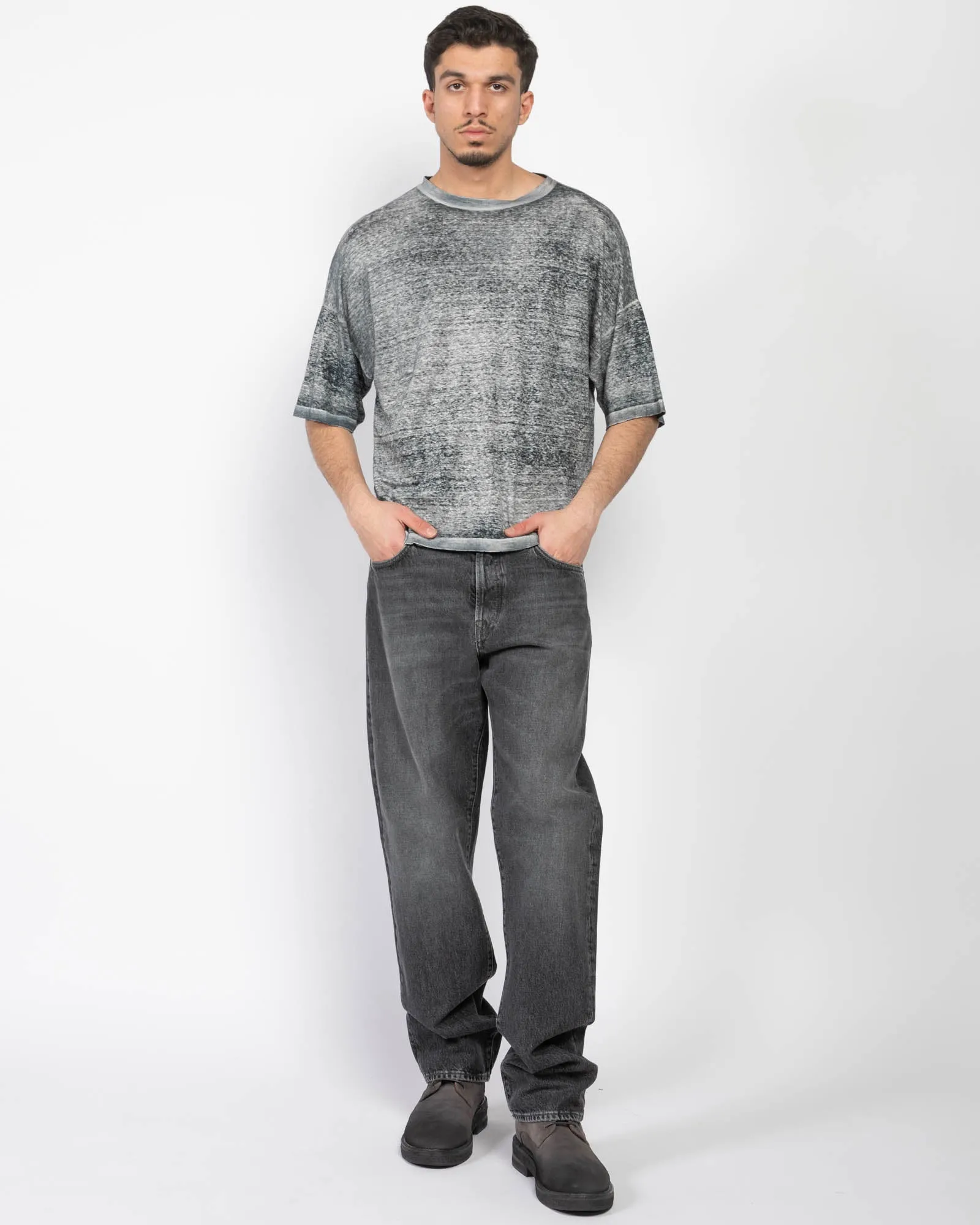 Short Sleeve Linen T-Shirt sold by TNT Fashion product image thumbnail 2