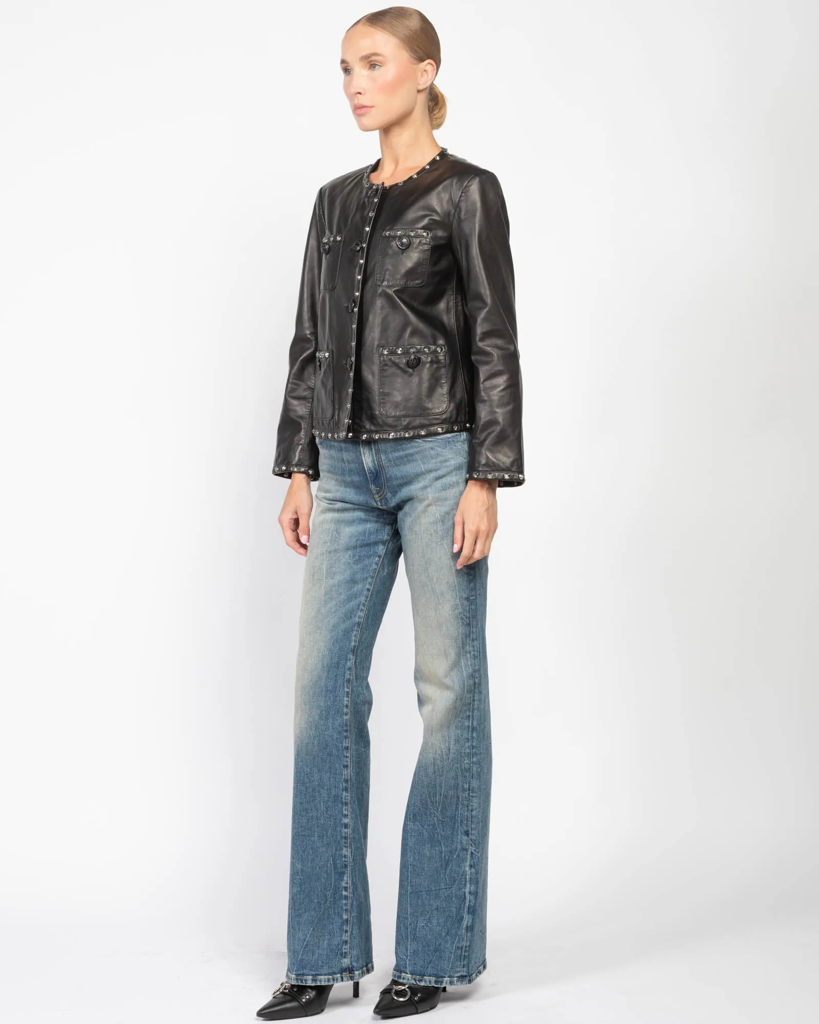 Crop Slouch Jacket sold by TNT Fashion product image thumbnail 4