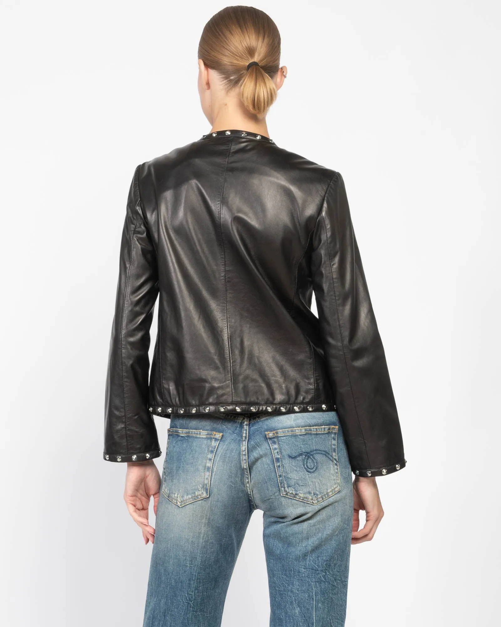 Crop Slouch Jacket sold by TNT Fashion product image thumbnail 3