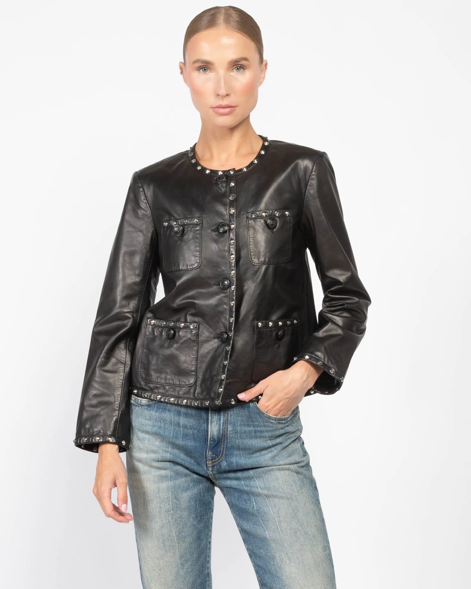 Crop Slouch Jacket sold by TNT Fashion