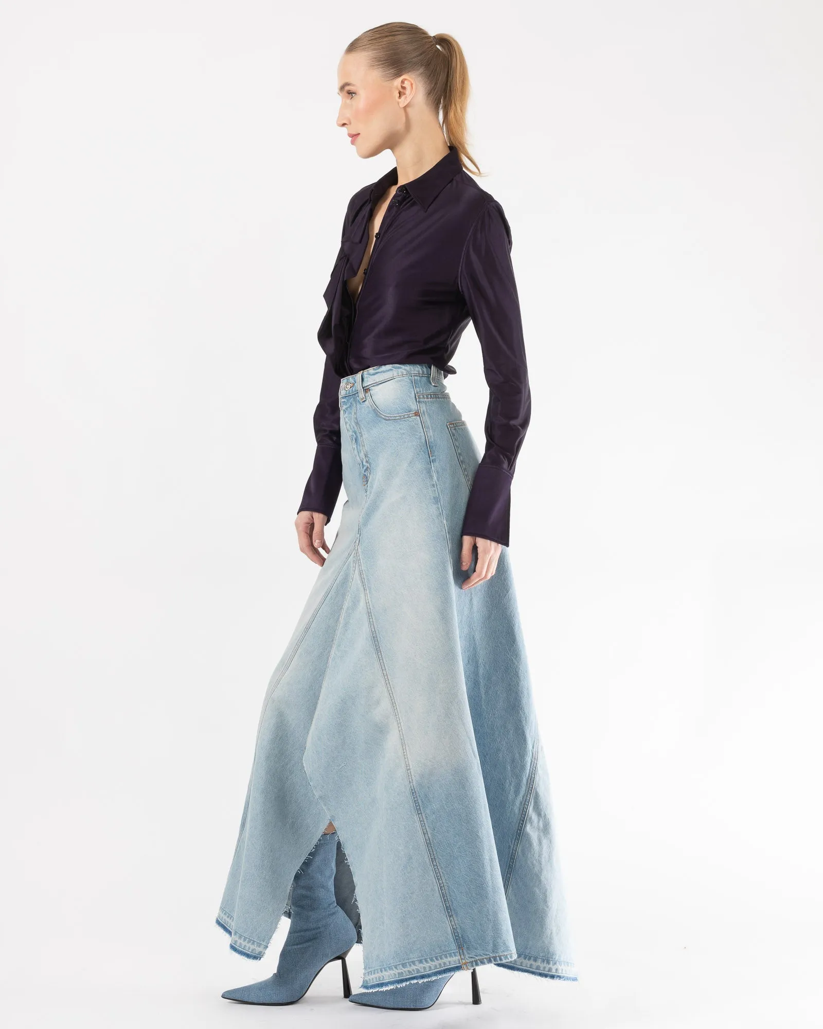 Denim Skirt sold by TNT Fashion product image thumbnail 4