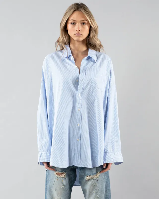 Drop Neck Oxford Shirt sold by TNT Fashion