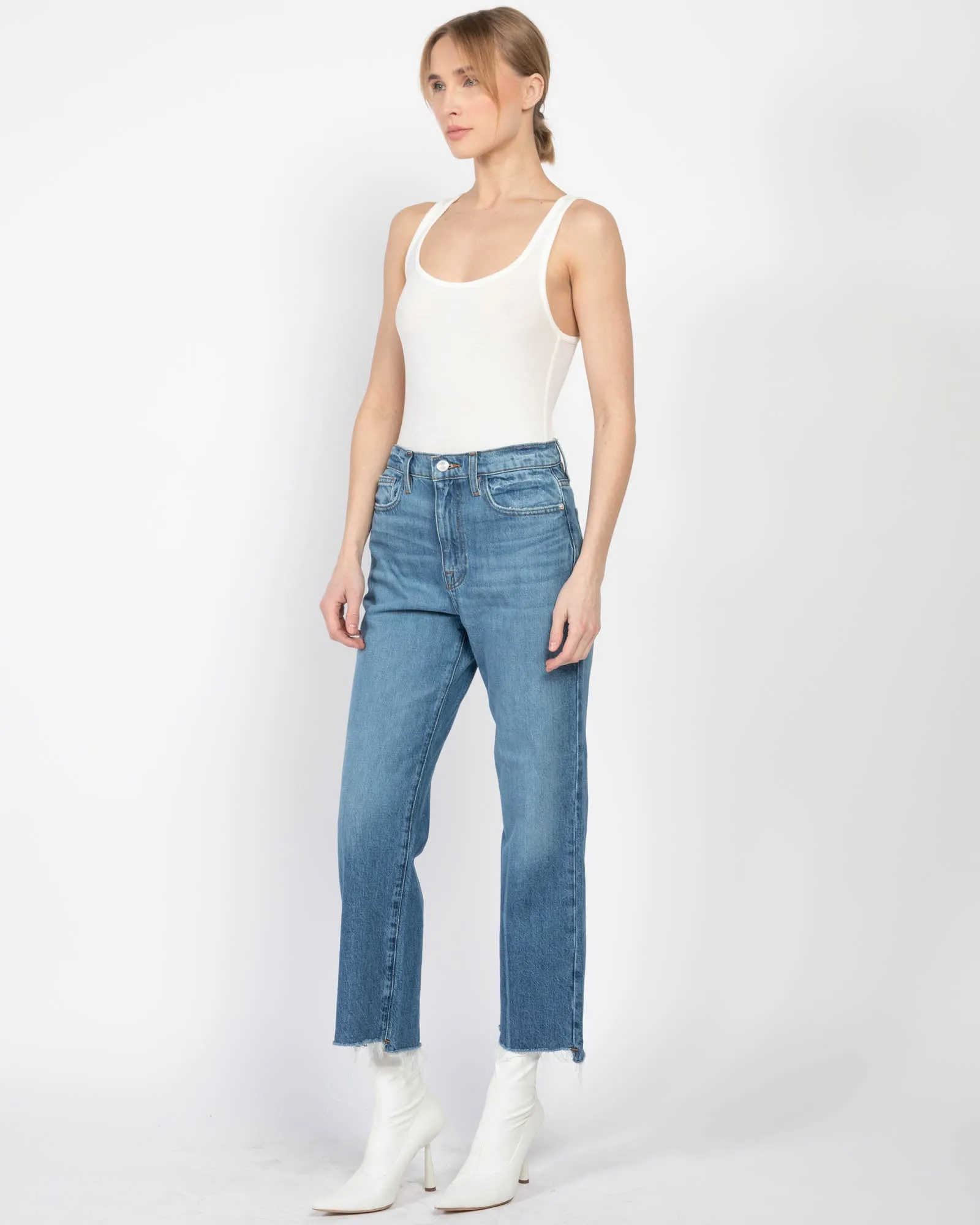 Le Jane Crop Step Jeans sold by TNT Fashion product image thumbnail 4