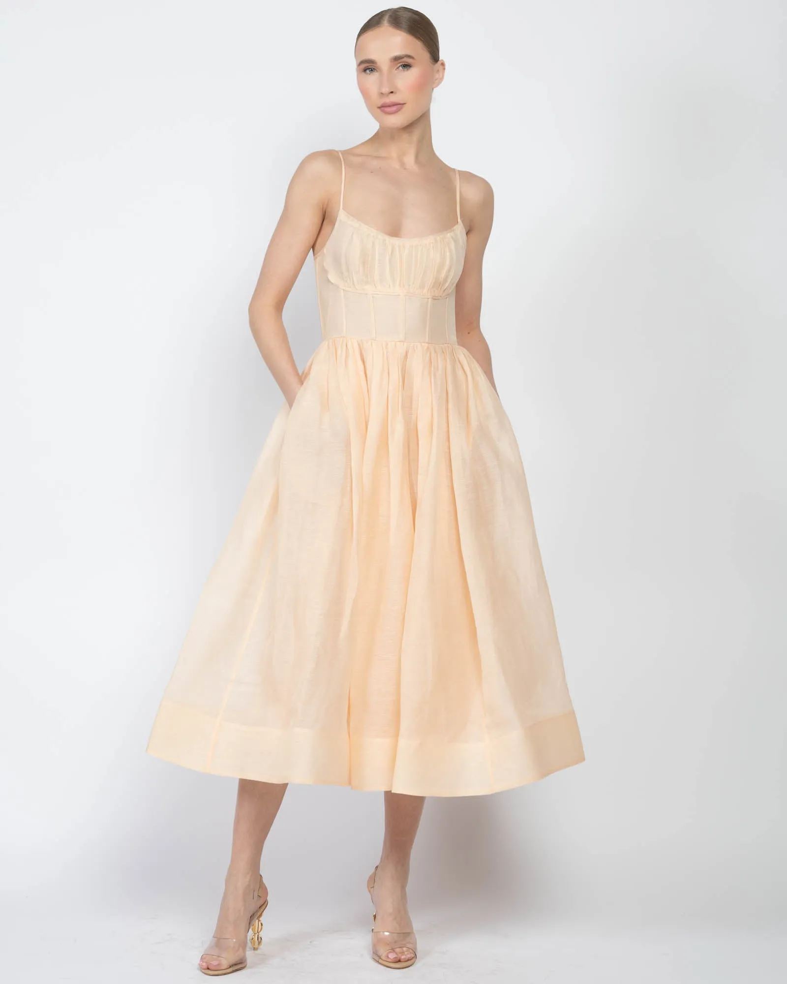 Ruched Midi Dress sold by TNT Fashion product image thumbnail 3