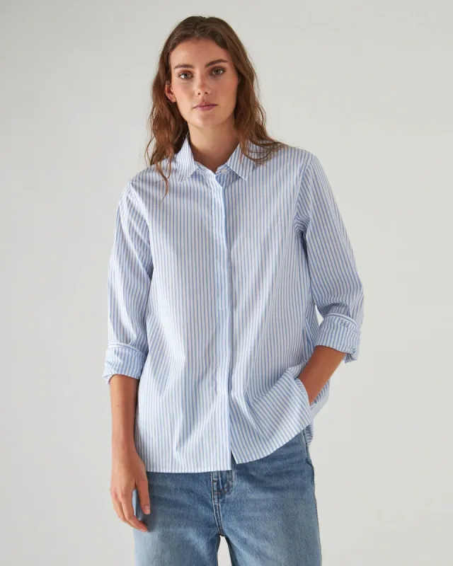 Cotton Stretch Striped Shirt sold by TNT Fashion