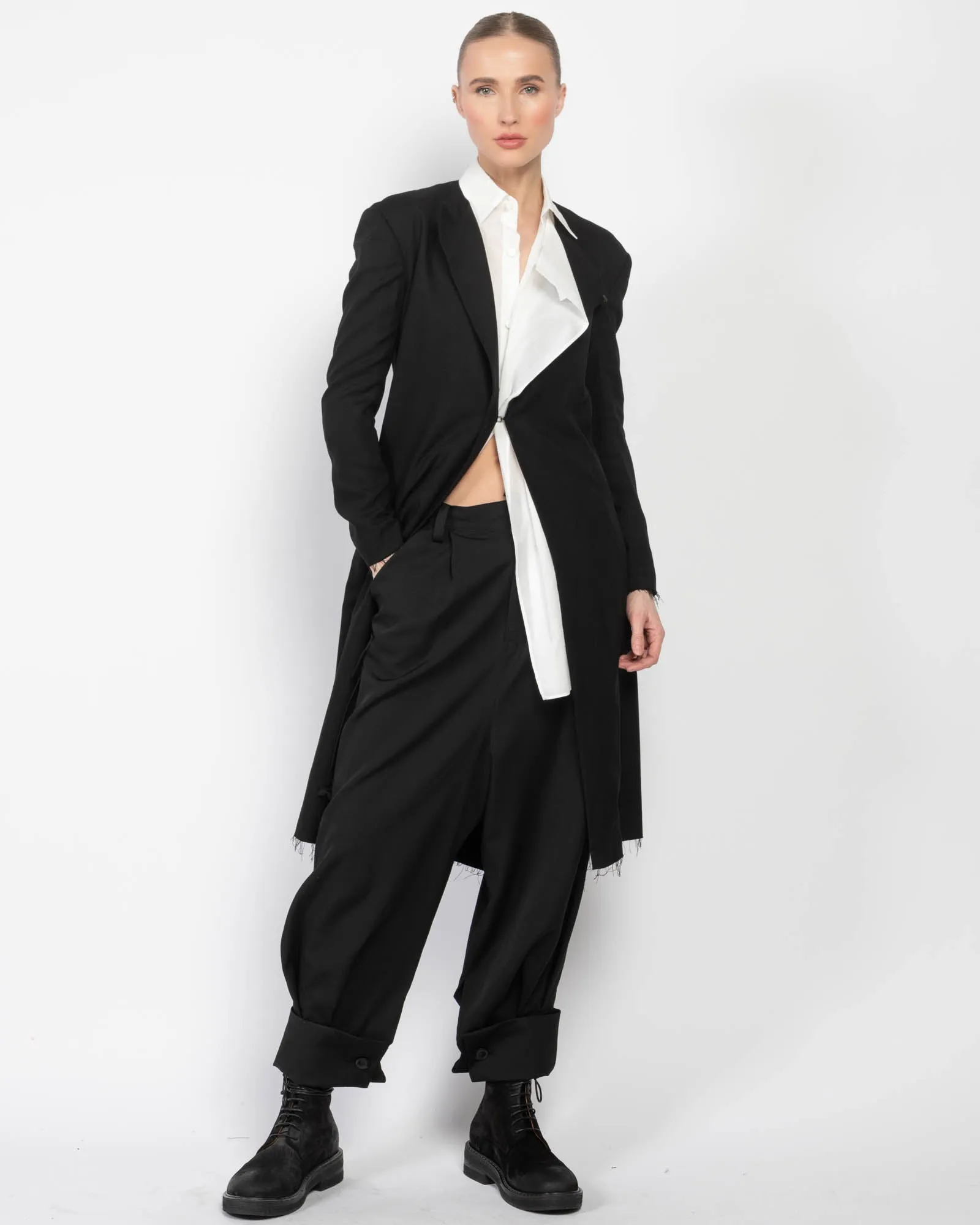 U-Collar Less Jacket sold by TNT Fashion product image thumbnail 2