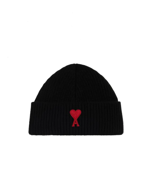 Red Ami De Coeur Beanie sold by TNT Fashion