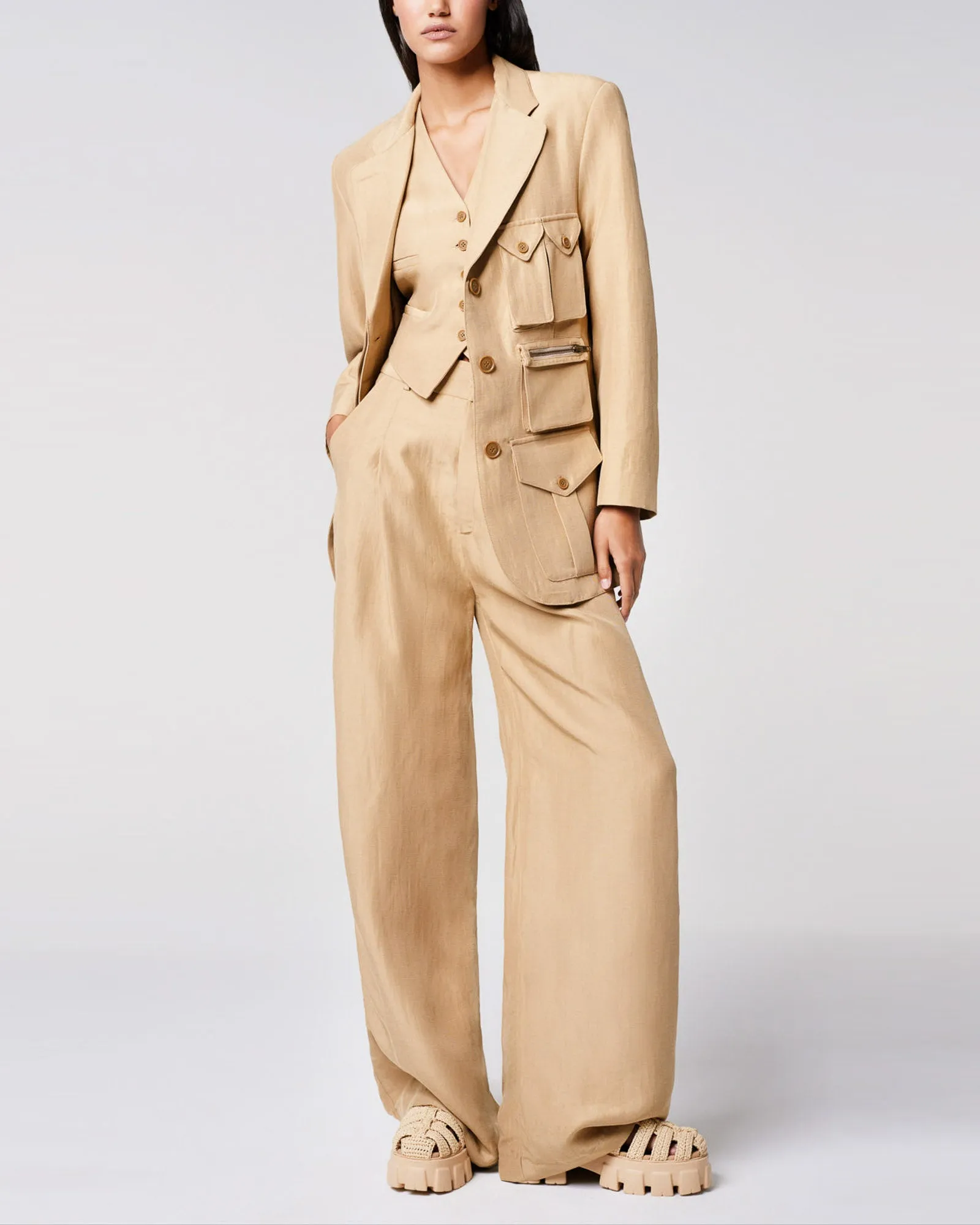 Pleated Trousers sold by TNT Fashion product image thumbnail 2