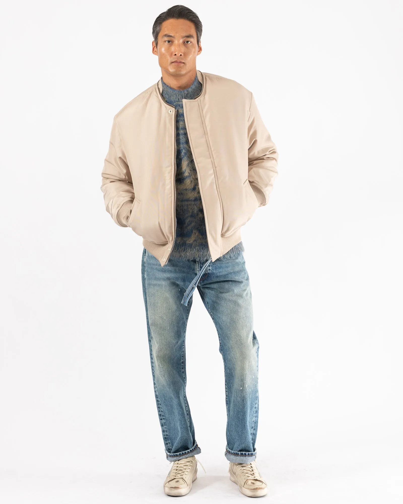 Shearling Collar Bomber Jacket sold by TNT Fashion product image thumbnail 2