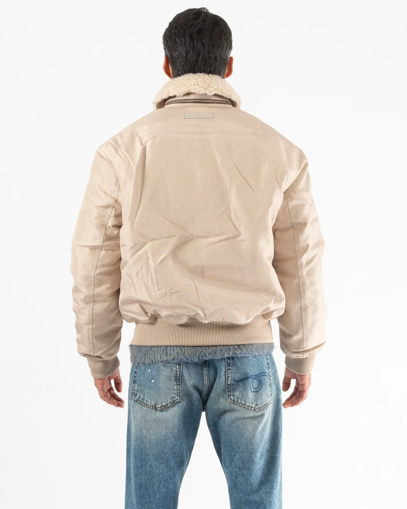 Shearling Collar Bomber Jacket sold by TNT Fashion product image thumbnail 4