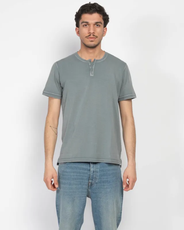 Vintage Wash Henley sold by TNT Fashion