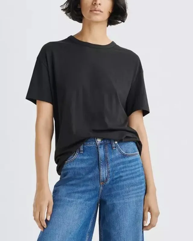Mini Slub Boyfriend Tee sold by TNT Fashion