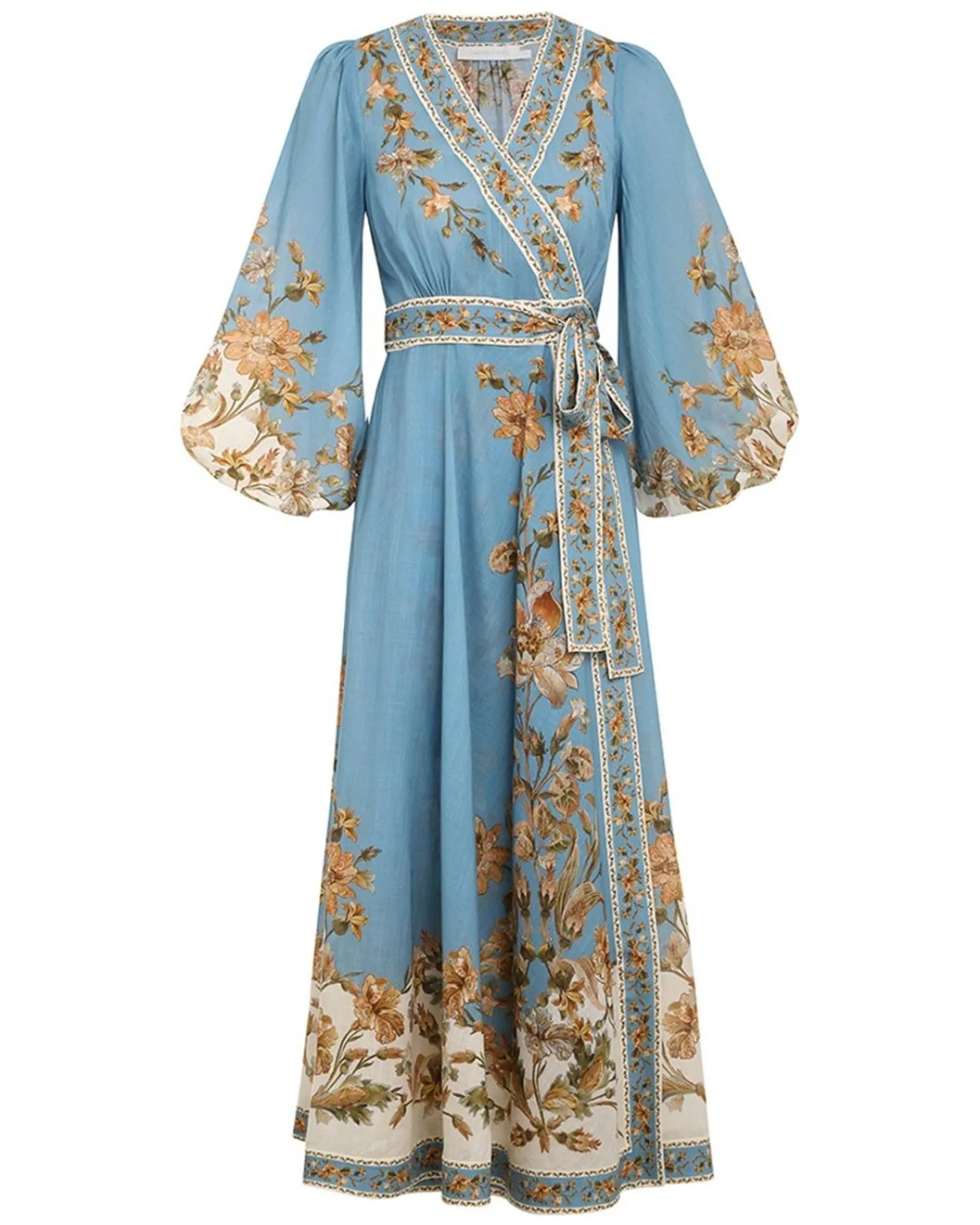 Chintz Wrap Midi Dress sold by TNT Fashion product image thumbnail 5