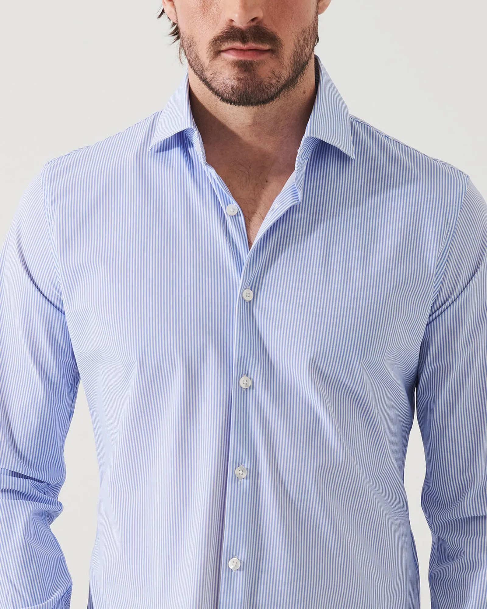 Nylon Stripe Shirt sold by TNT Fashion product image thumbnail 4