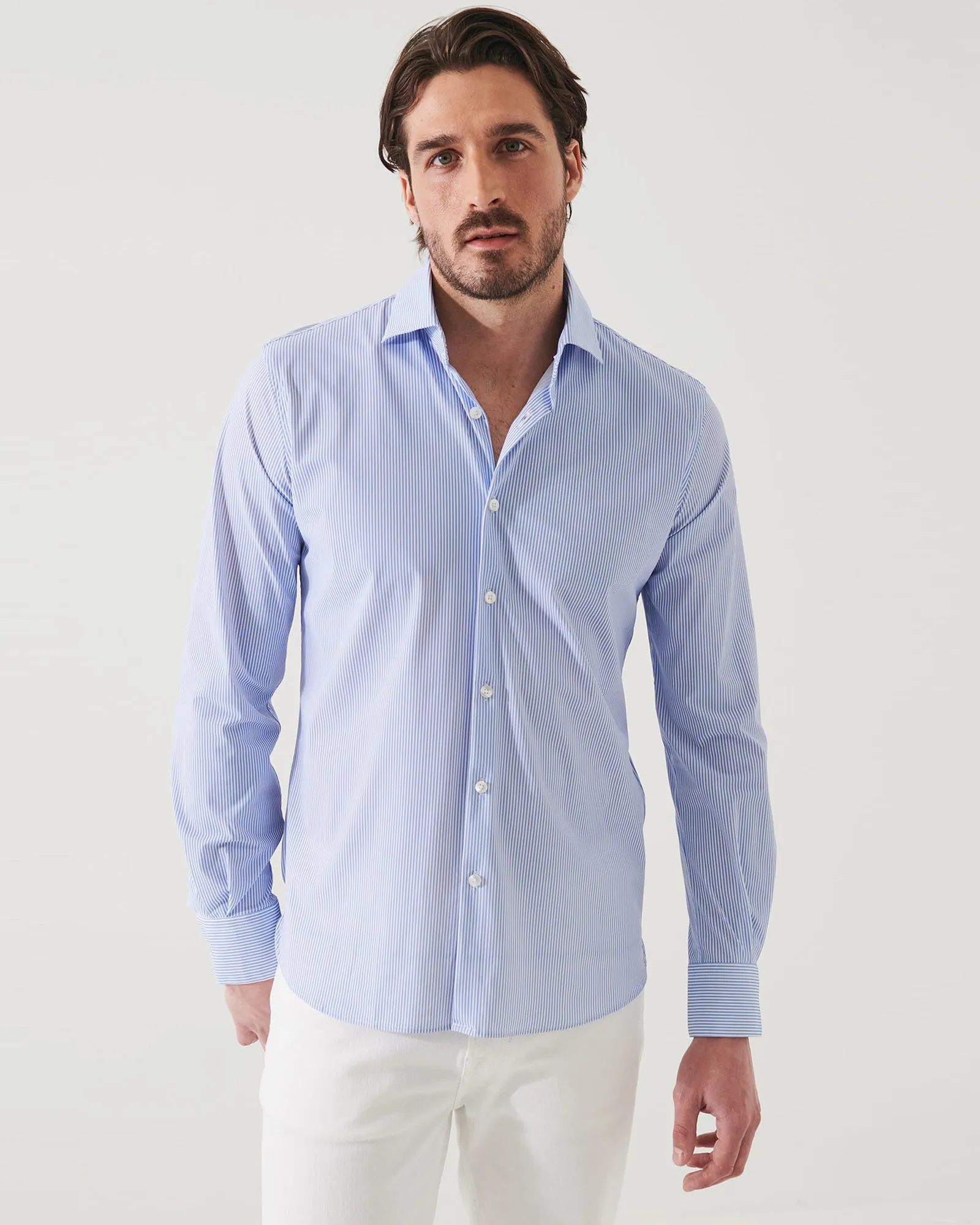 Nylon Stripe Shirt sold by TNT Fashion product image thumbnail 3