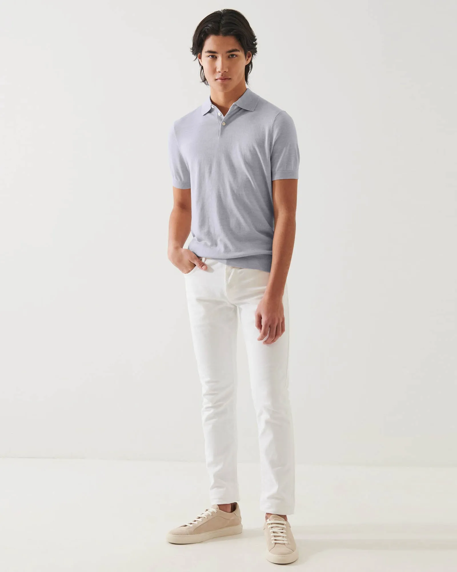 Cupro Button Polo sold by TNT Fashion product image thumbnail 2