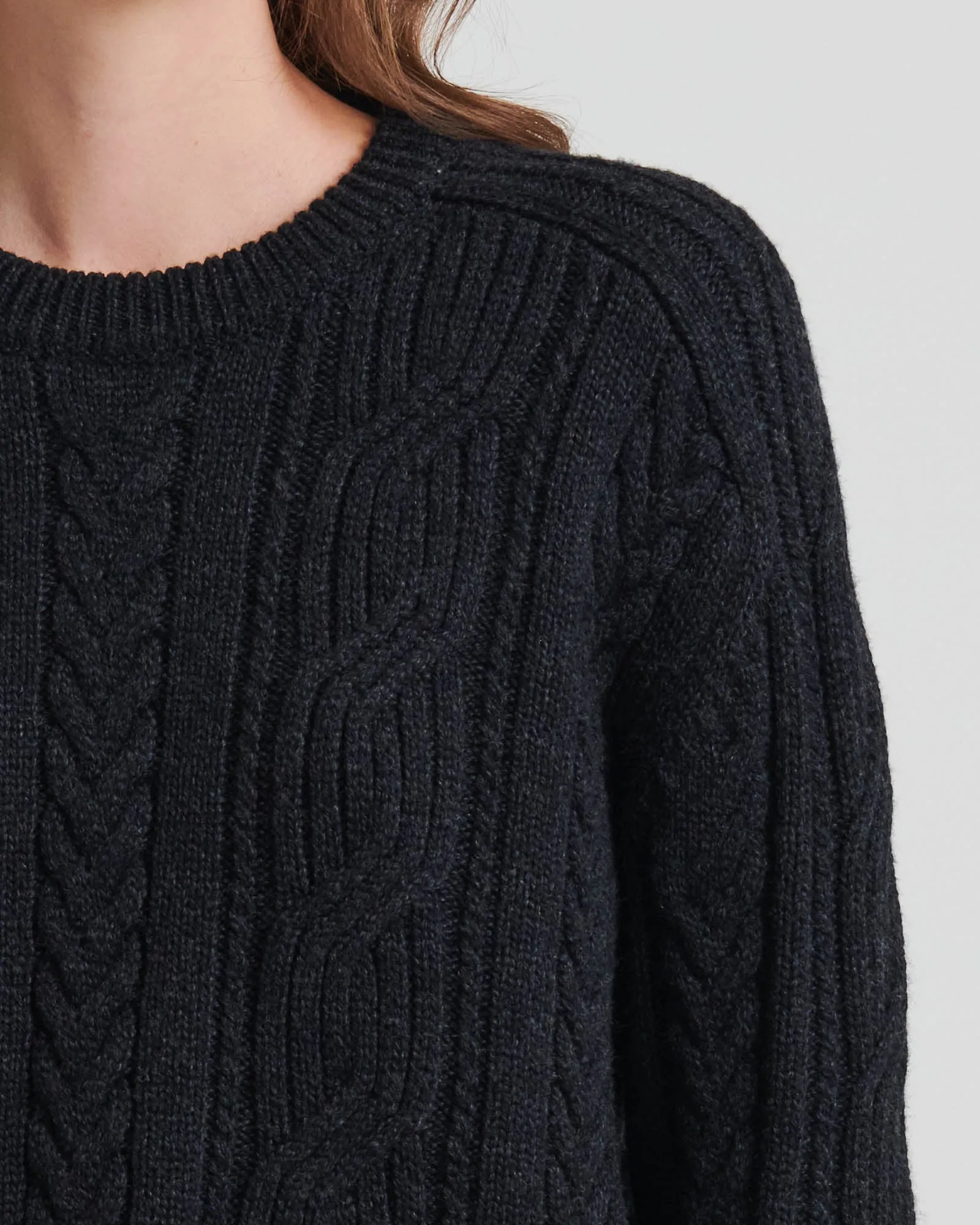 Cable Crewneck Sweater sold by TNT Fashion product image thumbnail 4