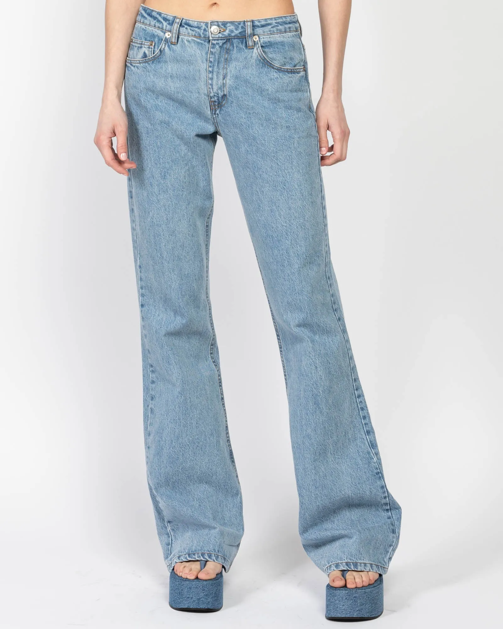 Wide Leg Denim Jeans sold by TNT Fashion