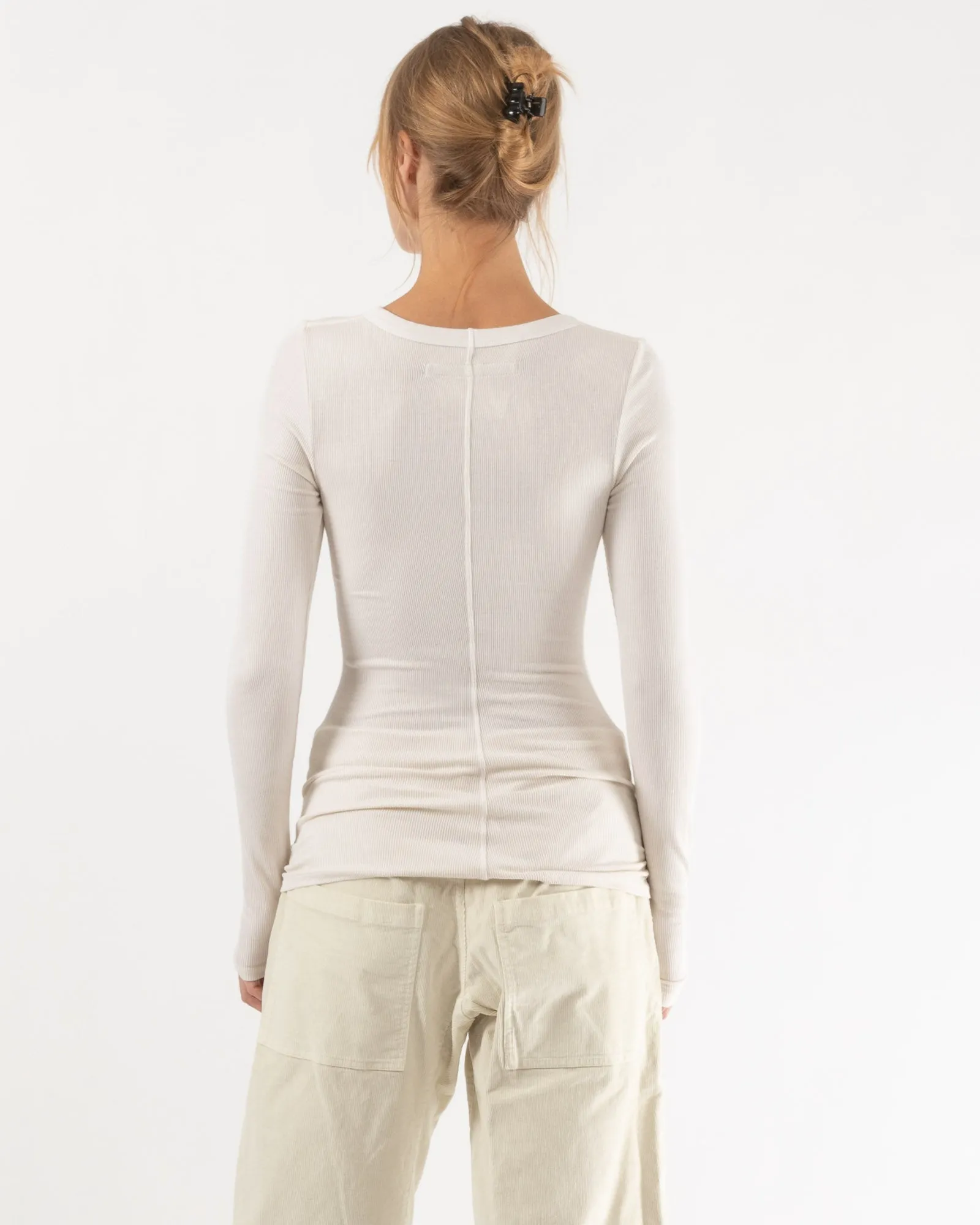 Silk Knit Long Sleeve Crewneck sold by TNT Fashion product image thumbnail 3