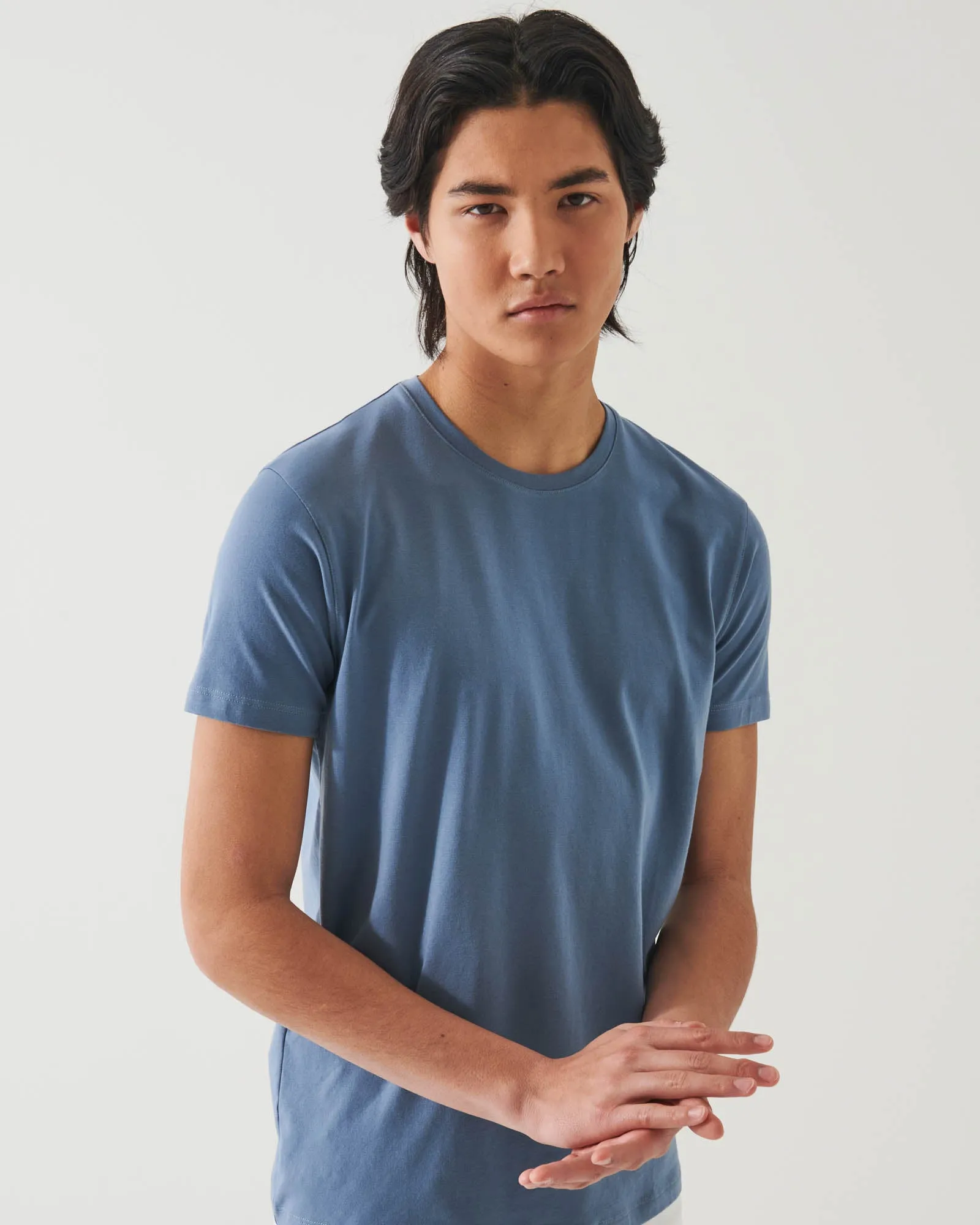 Short Sleeve Stretch Crew Tee sold by TNT Fashion product image thumbnail 3