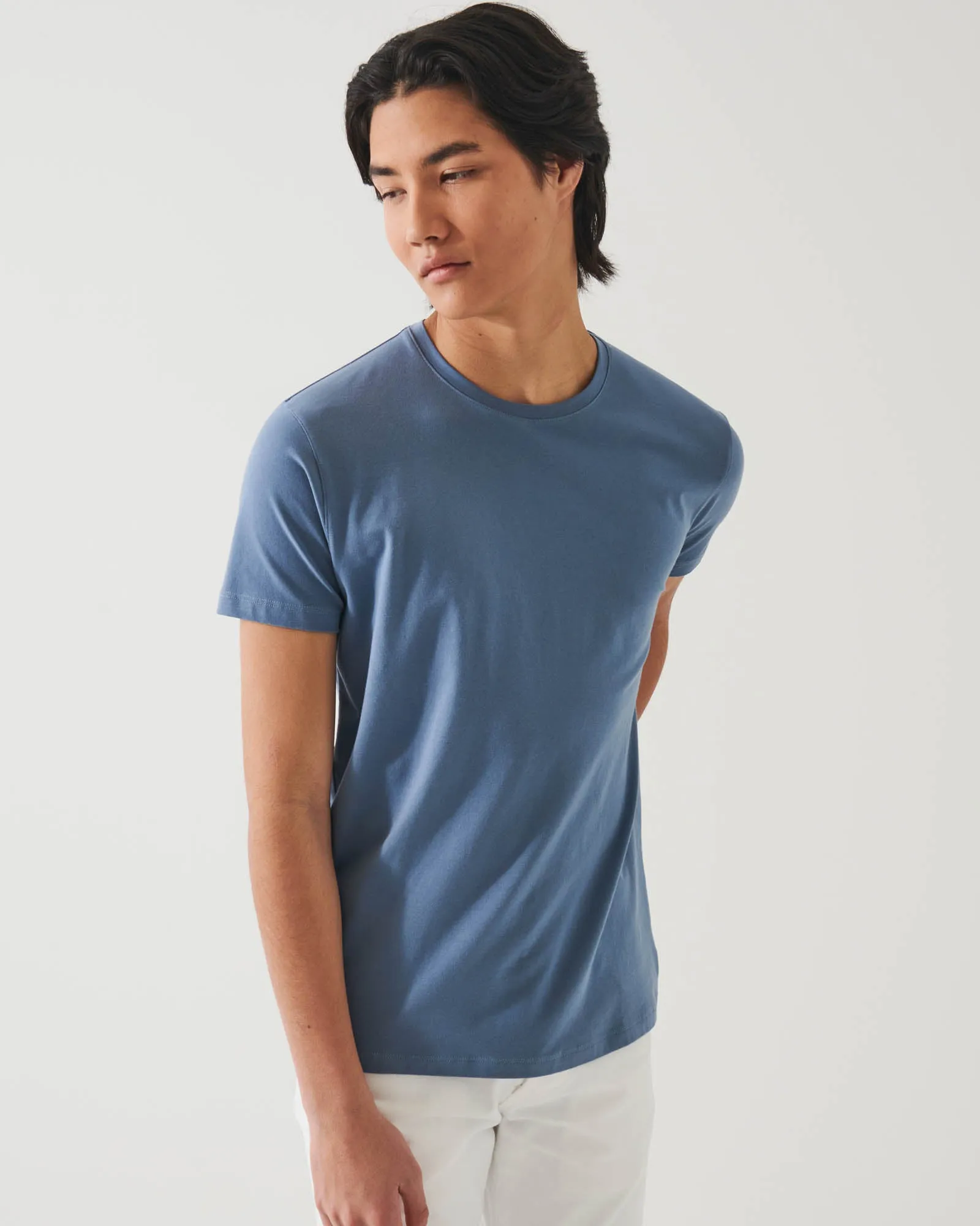 Short Sleeve Stretch Crew Tee sold by TNT Fashion product image thumbnail 4