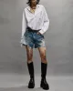 Drop Neck Oxford Shirt sold by TNT Fashion