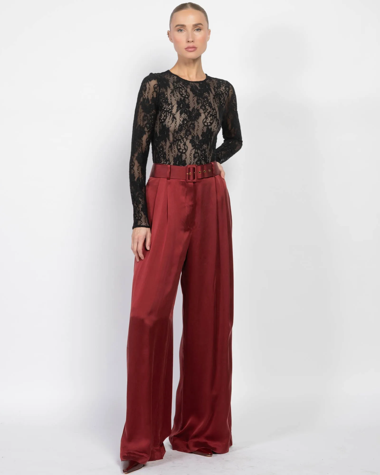 Silk Tuck Trousers sold by TNT Fashion product image thumbnail 2