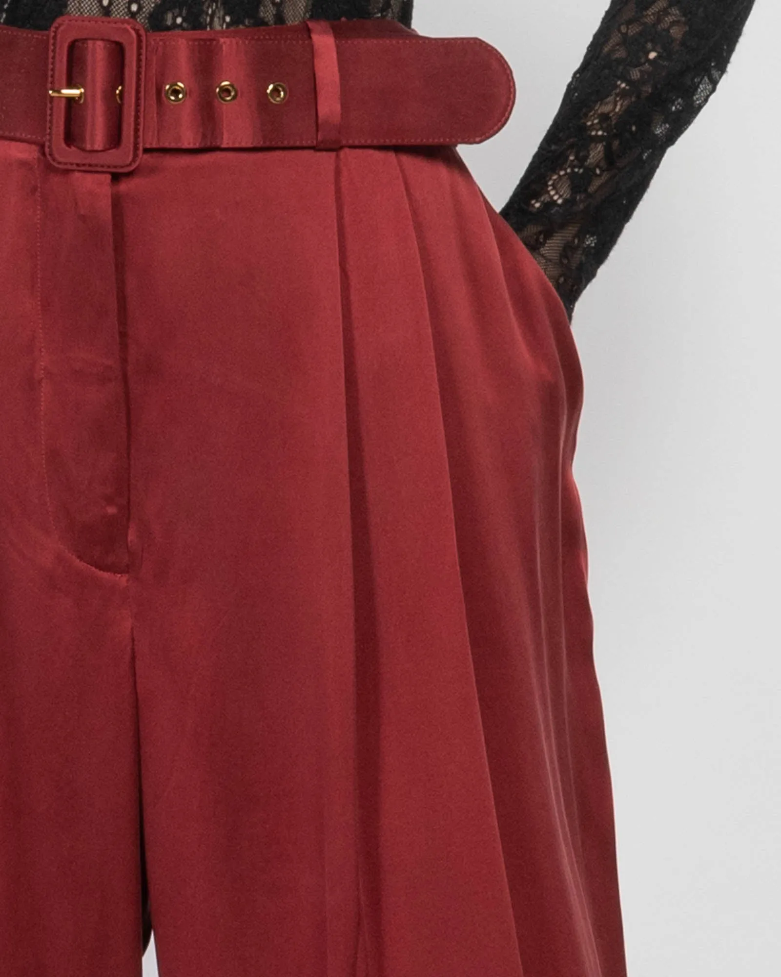 Silk Tuck Trousers sold by TNT Fashion product image thumbnail 5