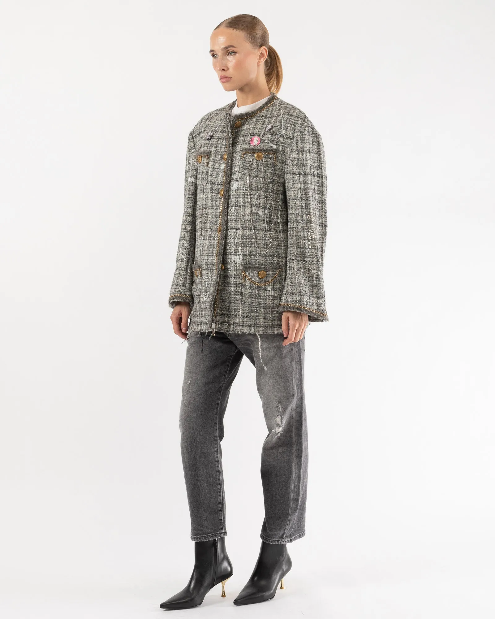 Slouch Tweed Jacket sold by TNT Fashion product image thumbnail 3