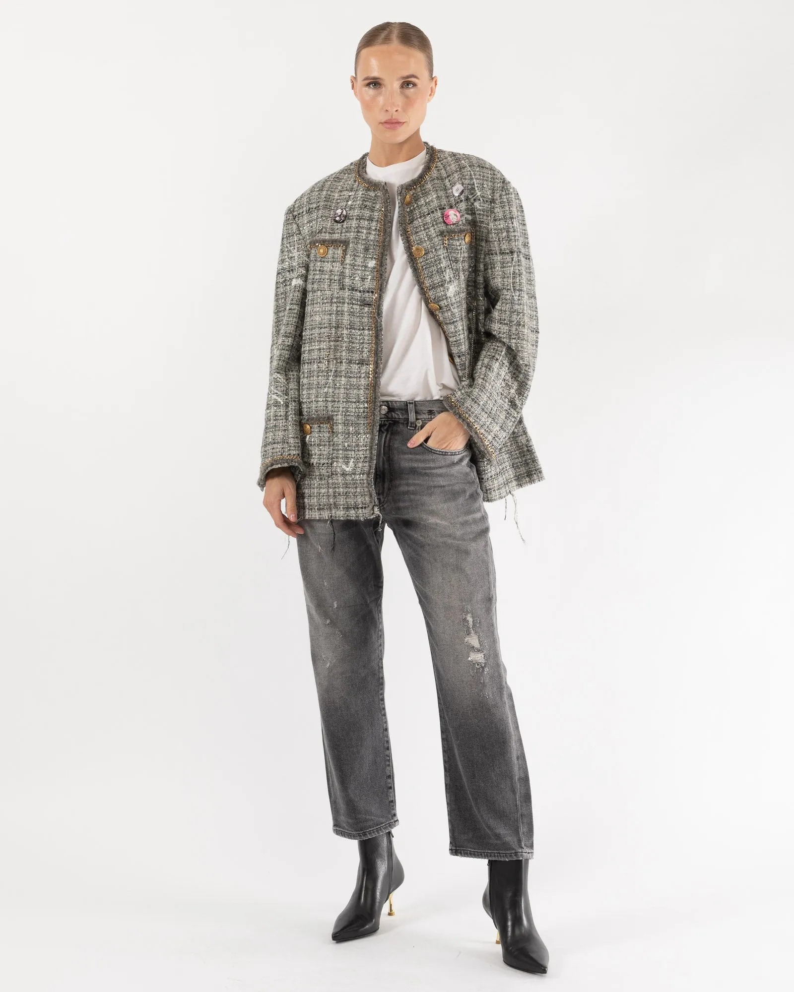 Slouch Tweed Jacket sold by TNT Fashion product image thumbnail 2