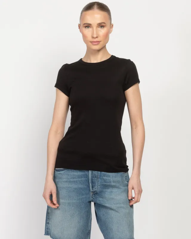 Cap Sleeve Crewneck Tee sold by TNT Fashion